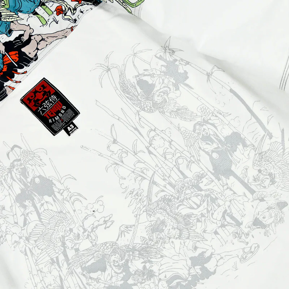 BJJ Gi Half Sumo Tengu Blanco - Image 5