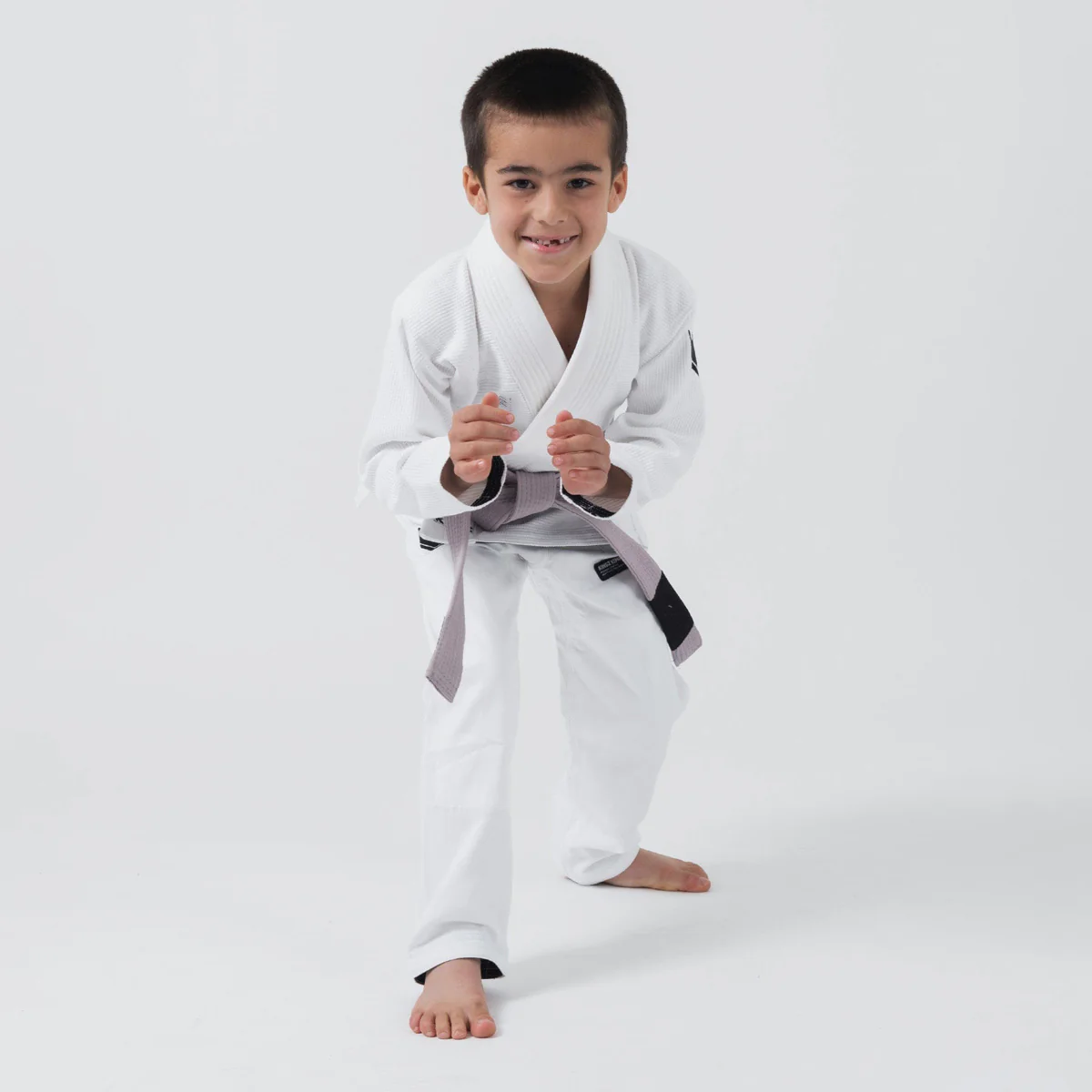 BJJ Gi niño Kingz Kore V2 IBJJF Blanco - Image 3
