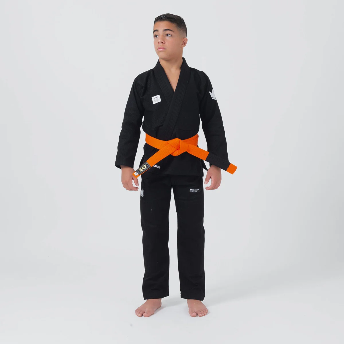 BJJ Gi niño Kingz Kore V2 IBJJF Negro 
