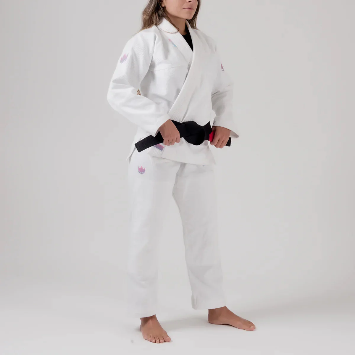 BJJ Gi Mujer Kingz Empowered Blanco - Image 6