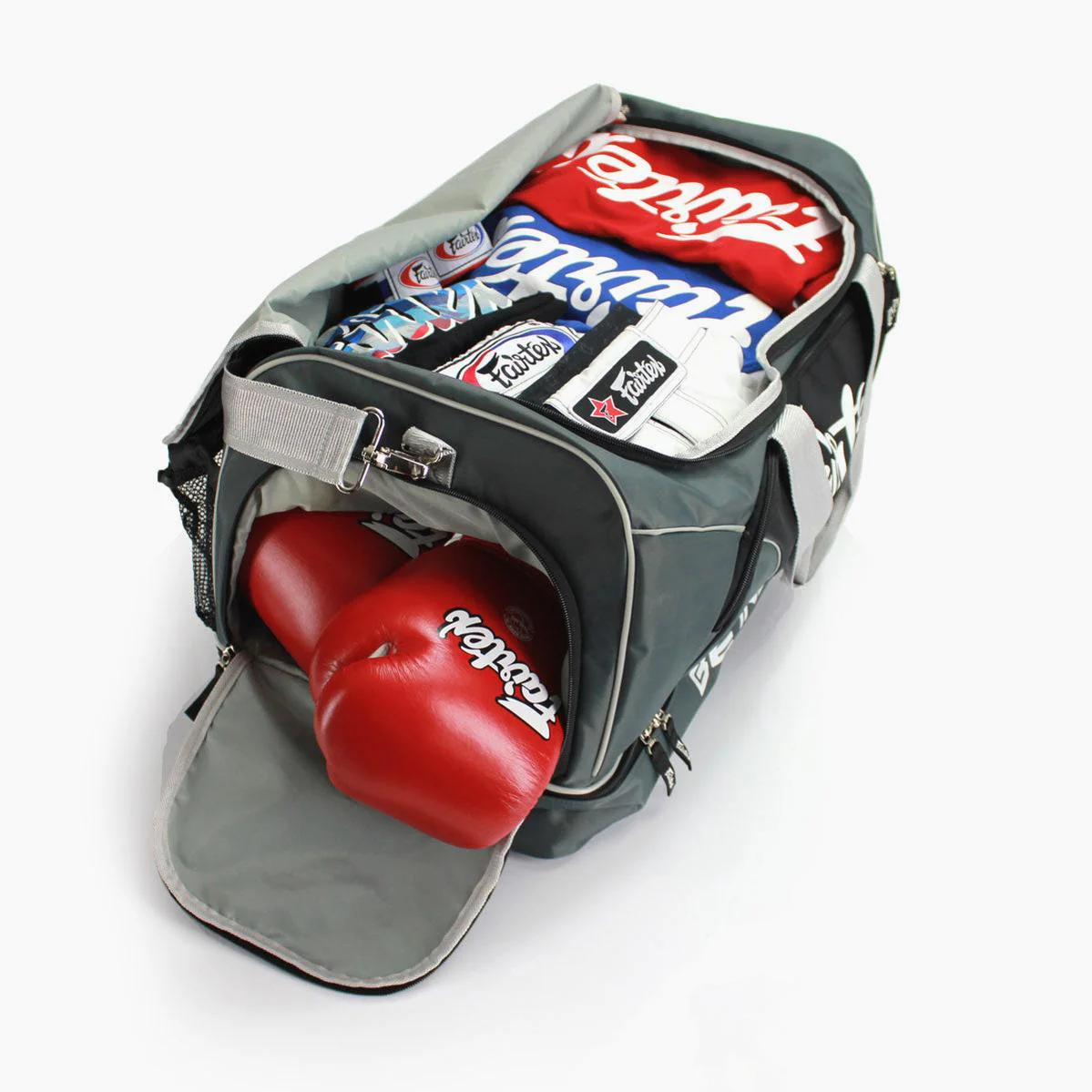 Bolso de gimnasio Fairtex BAG2 Gris-negro  - Image 5
