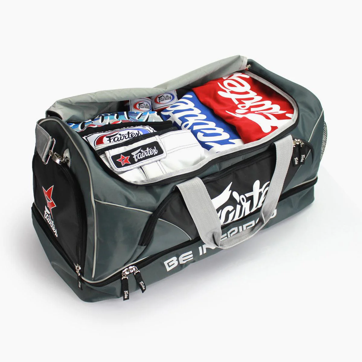 Bolso de gimnasio Fairtex BAG2 Gris-negro  - Image 6