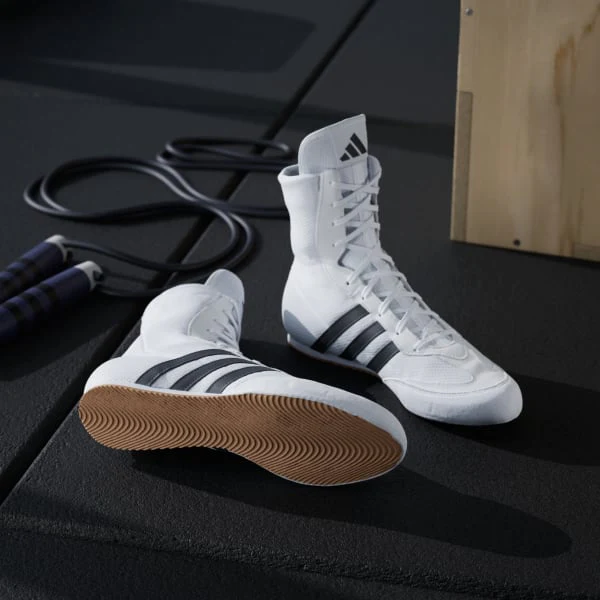 Botas de boxeo Adidas Box Hog 2 Blanco-negro - Image 7