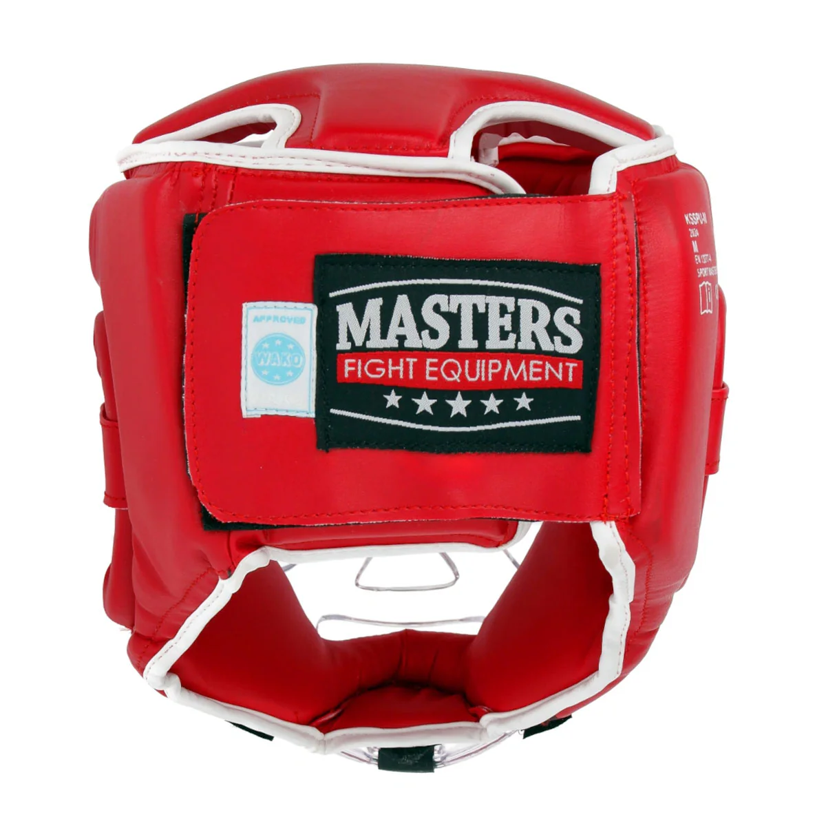 Casco con visera Masters WAKO Rojo - Image 4