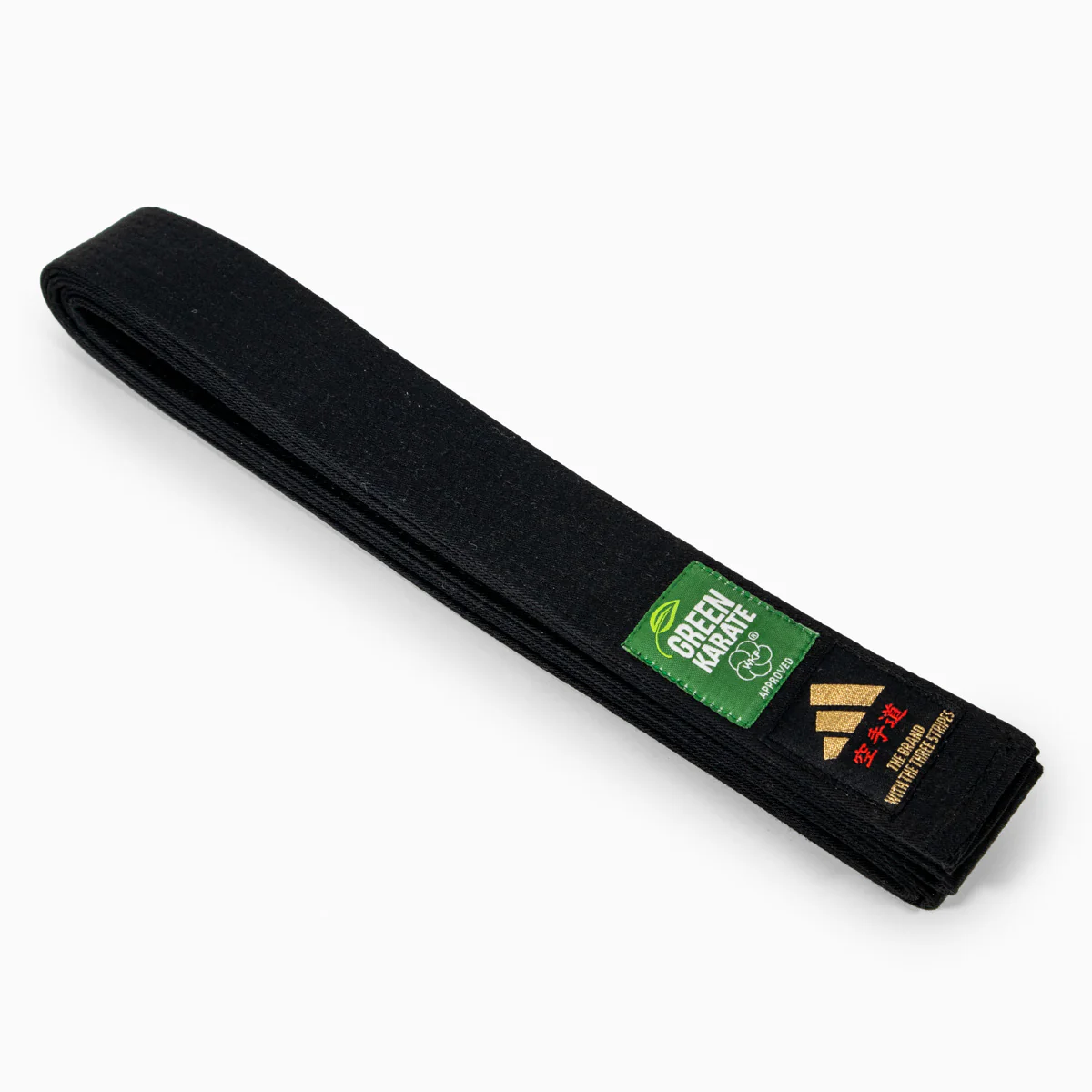 Cinturón Adidas Elite WKF Negro con Kanji