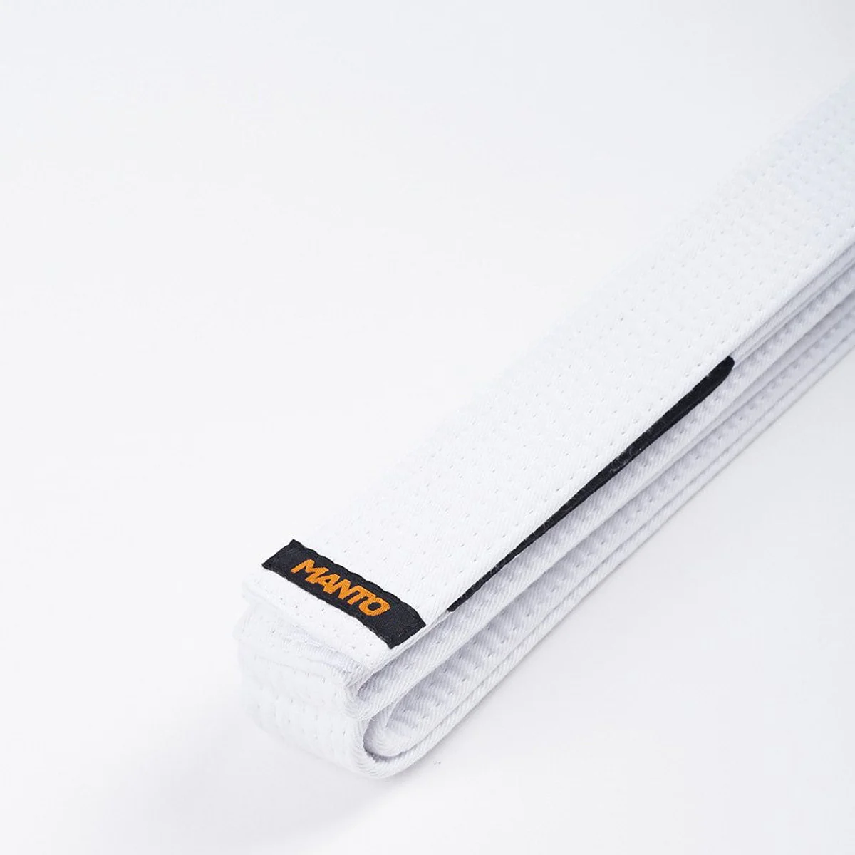 Cinturón BJJ Manto Label Blanco - Image 2