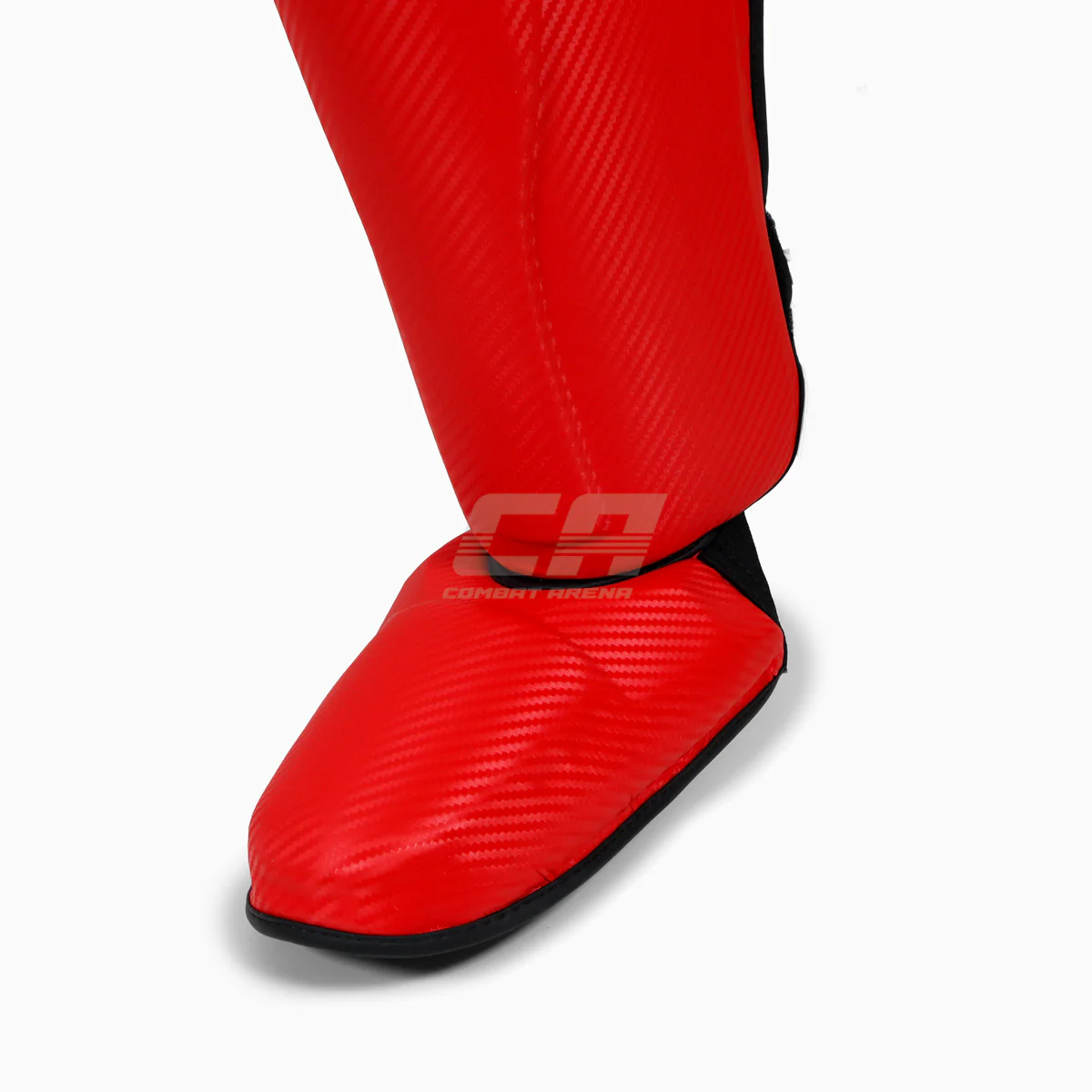 Espinilleras con parapiede Adidas Pro Kickboxing WAKO Rojo-blanco  - Image 5