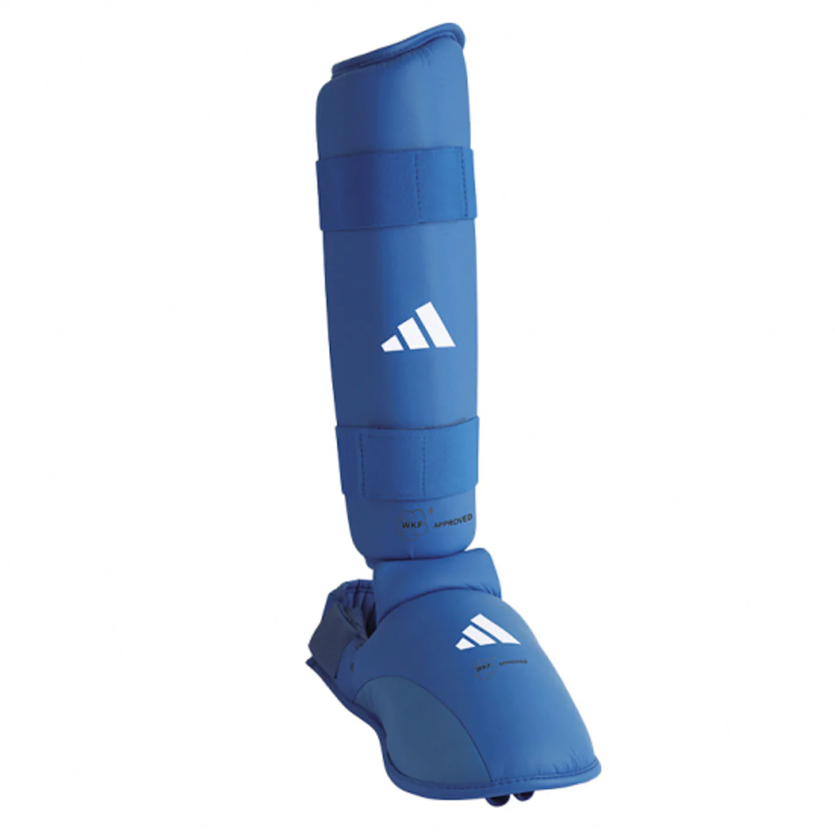 Espinilleras y Parapiedi Adidas Rojo y Azul Homologados WKF  - Image 5