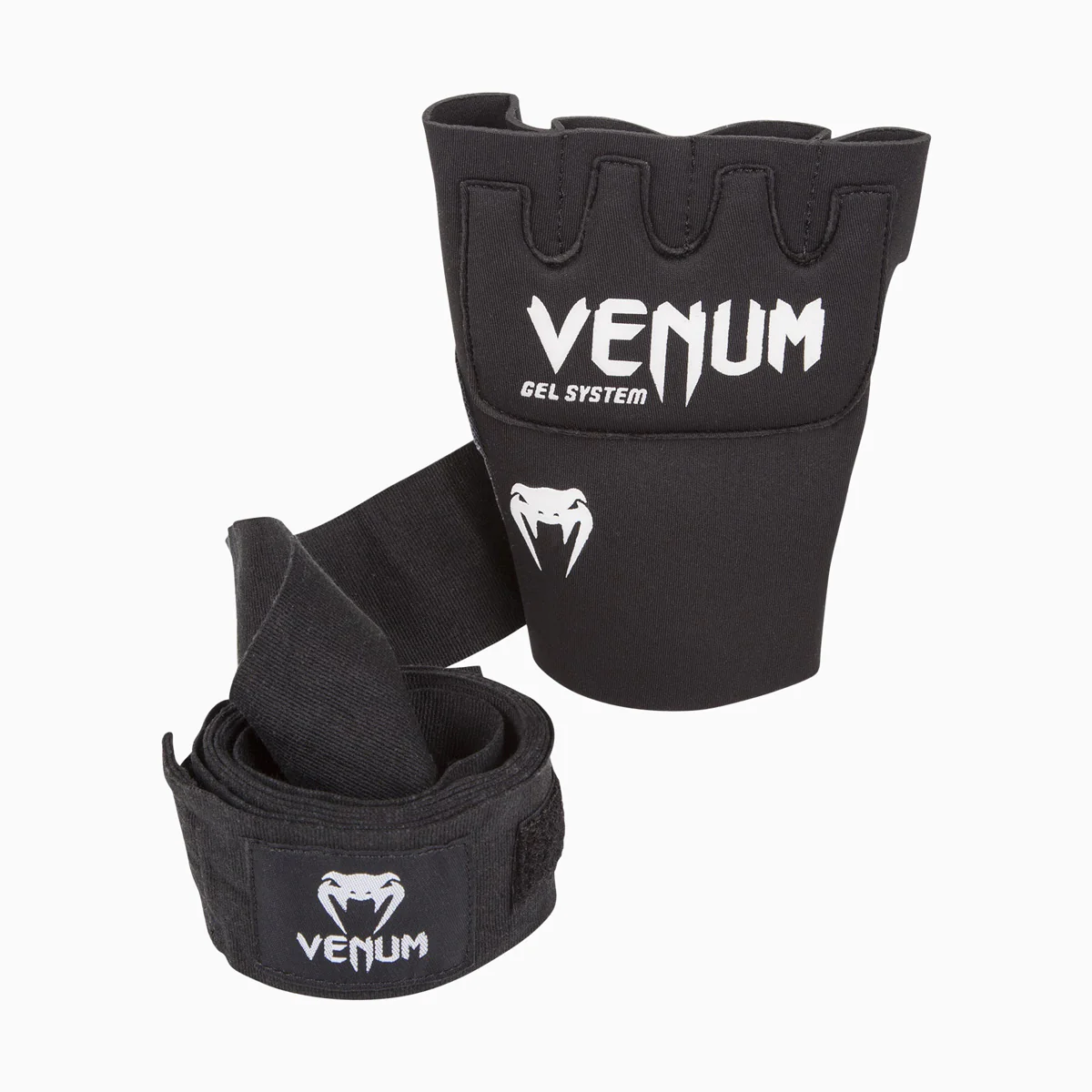 Guante-venda de boxeo en Gel Venum Kontact Quick Wraps negro - Image 3