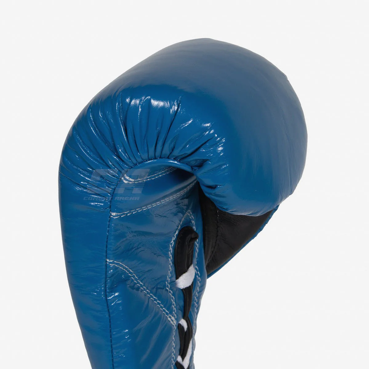 Guantes de boxeo Cleto Reyes Safetec CB4 Azul-negro con cordones  - Image 6