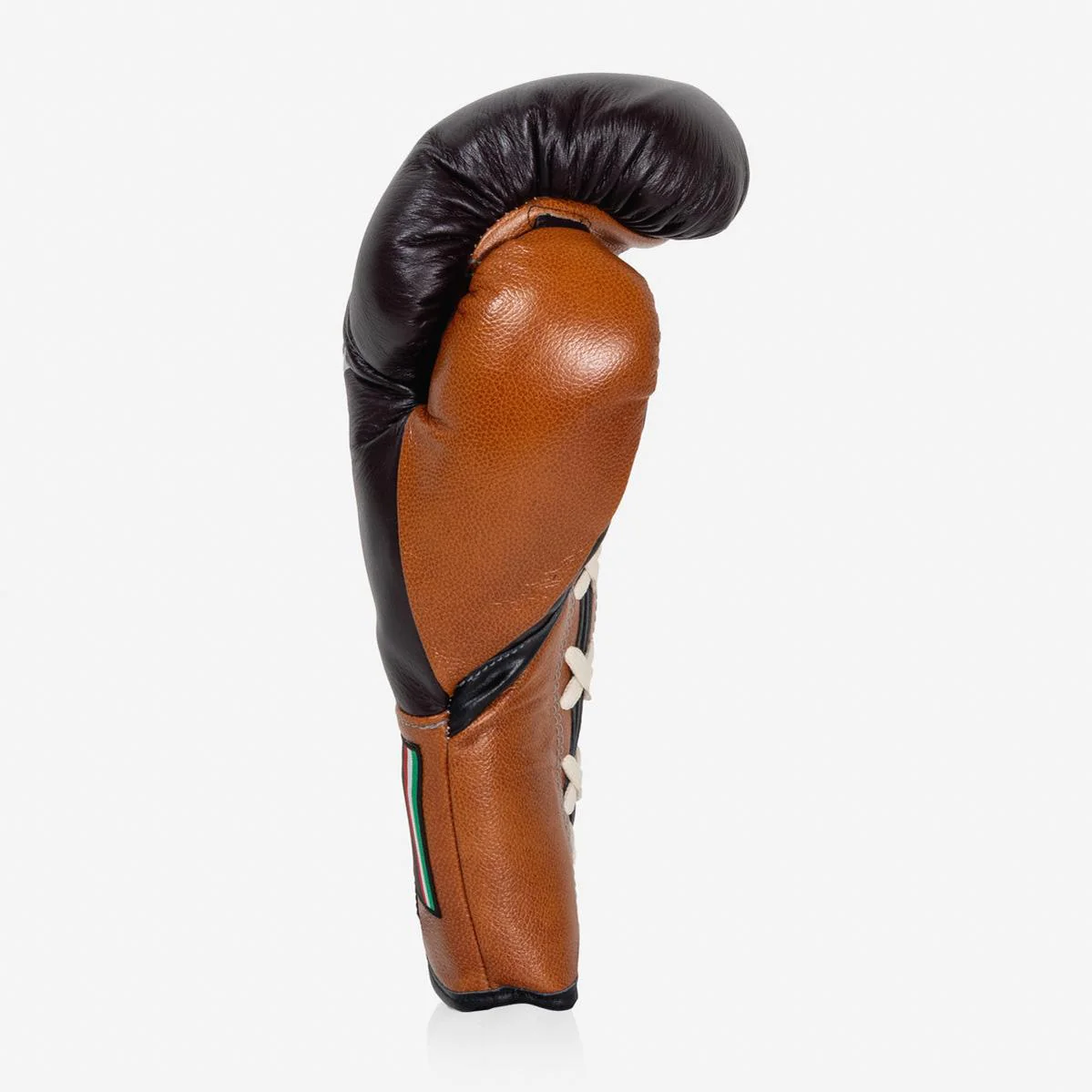 Guantes de boxeo Di Nardo con Cordones 14 Oz Borgoña-coñac  - Image 3