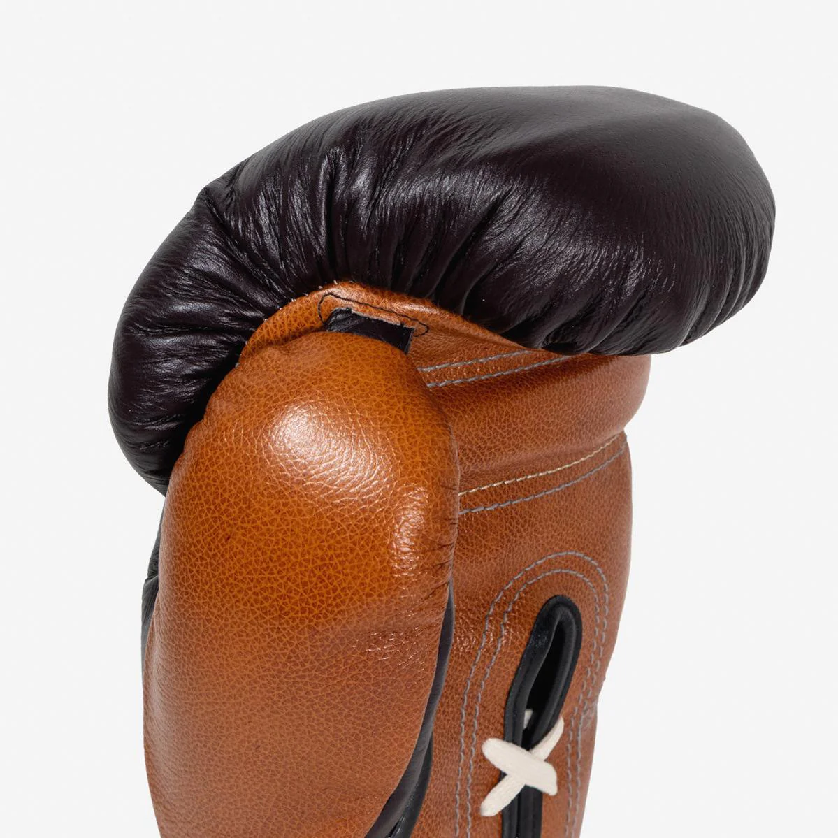 Guantes de boxeo Di Nardo con Cordones 14 Oz Borgoña-coñac  - Image 7