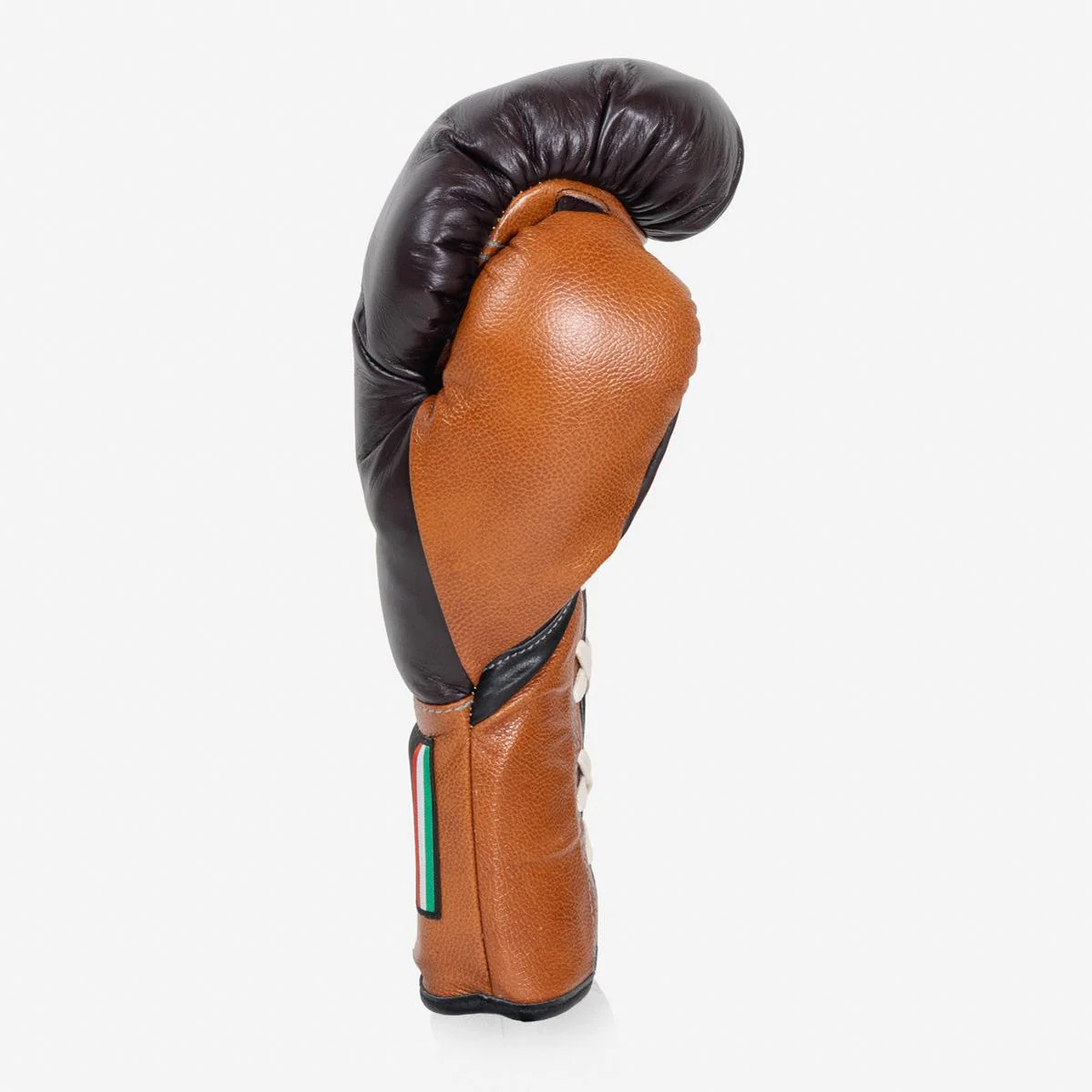 Guantes de boxeo Di Nardo con Cordones 16 Oz Borgoña-coñac  - Image 3