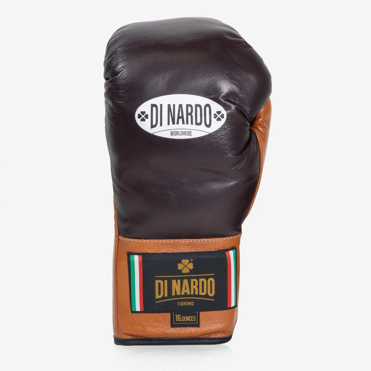 Guantes de boxeo Di Nardo con Cordones 16 Oz Borgoña-coñac  - Image 4