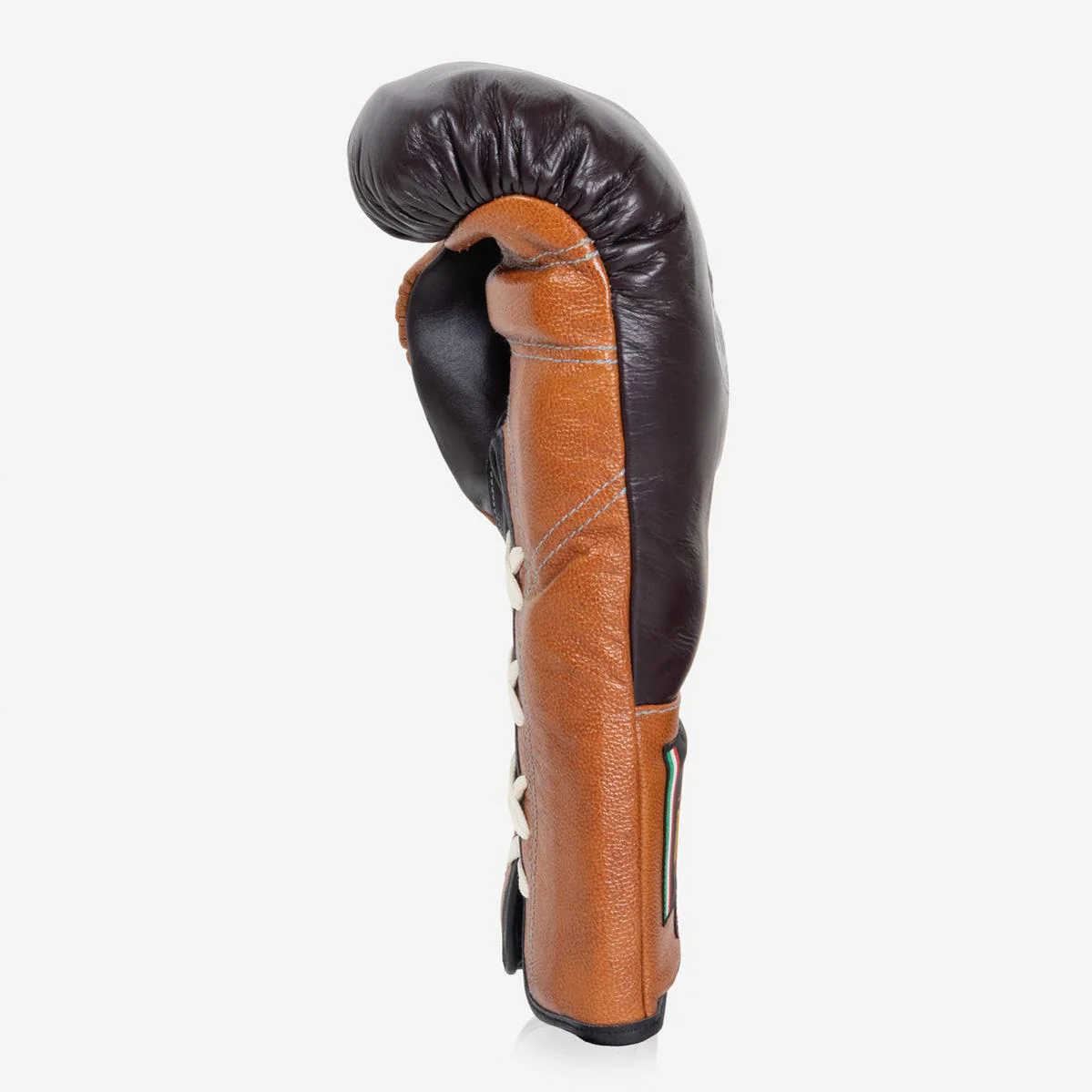 Guantes de boxeo Di Nardo con Cordones 16 Oz Borgoña-coñac  - Image 5
