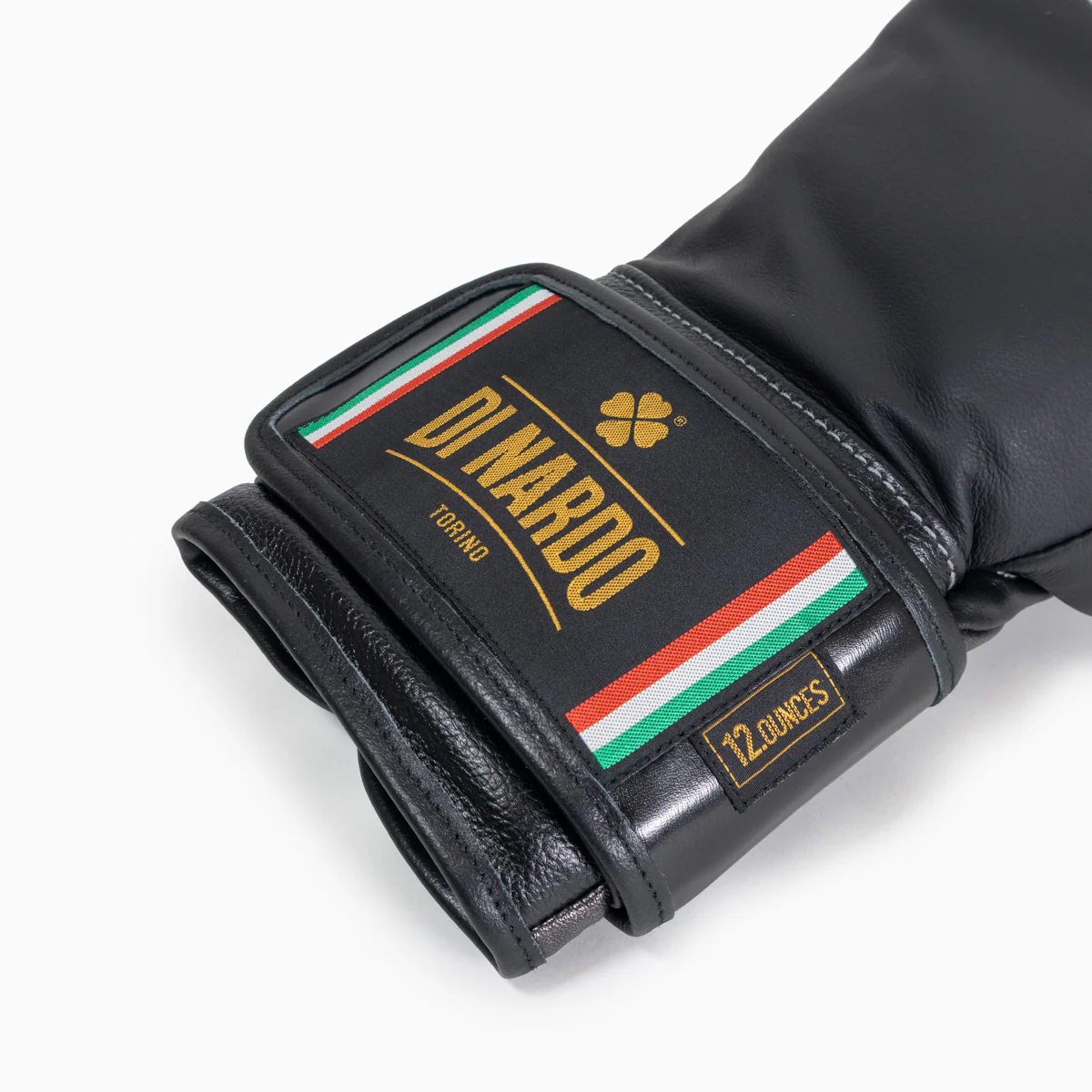 Guantes de boxeo Di Nardo con Velcro 12 Oz Negro-plata oscura  - Image 11