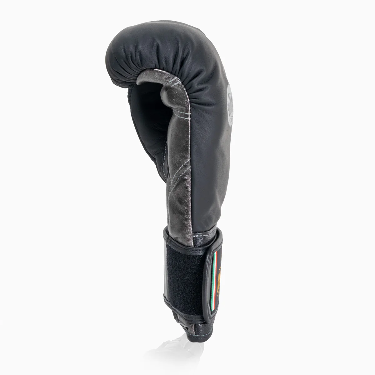 Guantes de boxeo Di Nardo con Velcro 12 Oz Negro-plata oscura  - Image 5