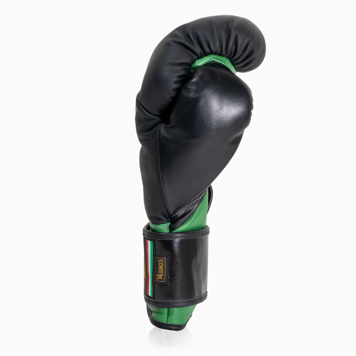 Guantes de boxeo Di Nardo con Velcro 14 Oz Nero-verde  - Image 3