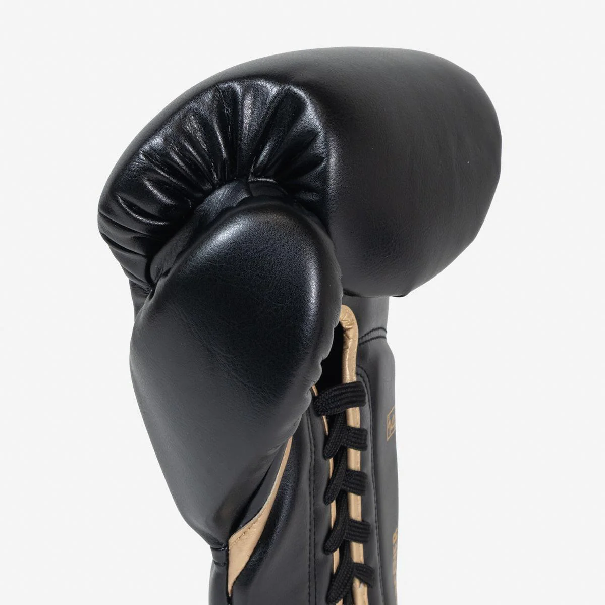 Guantes de boxeo Di Nardo Encubierto con Cordones Negro-oro  - Image 7