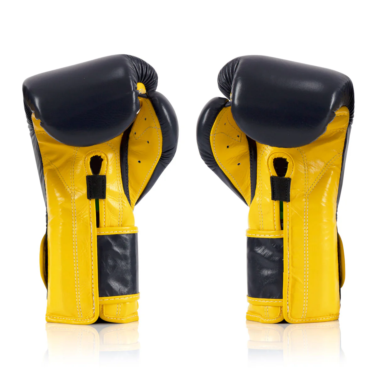 Guantes de boxeo Fairtex Mexican Estilo BGV9 Azul-amarillo  - Image 4