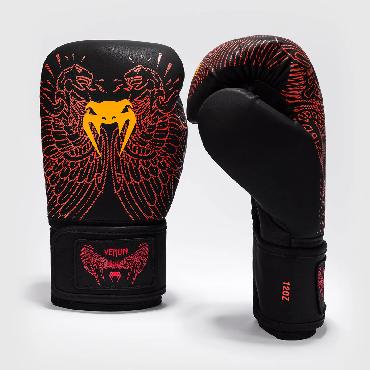 Guantes de boxeo Venum Quetzal Fury Negro-rojo - Image 3