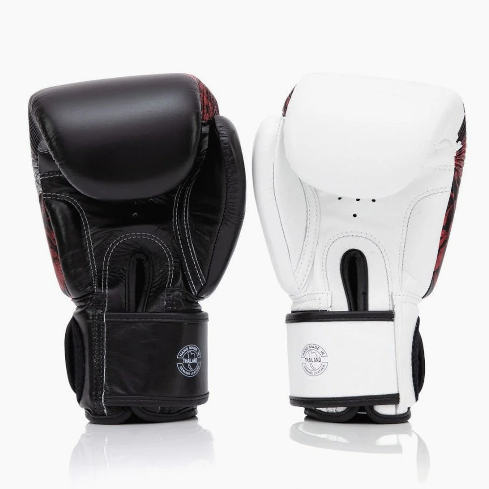 Guantes Muay Thai Fairtex BGV24 The Beauty of Survival con caja de madera  - Image 5