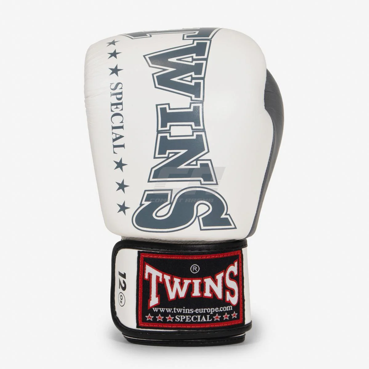Guantes Muay Thai Twins Special BGVL 8 Blanco-gris  - Image 3