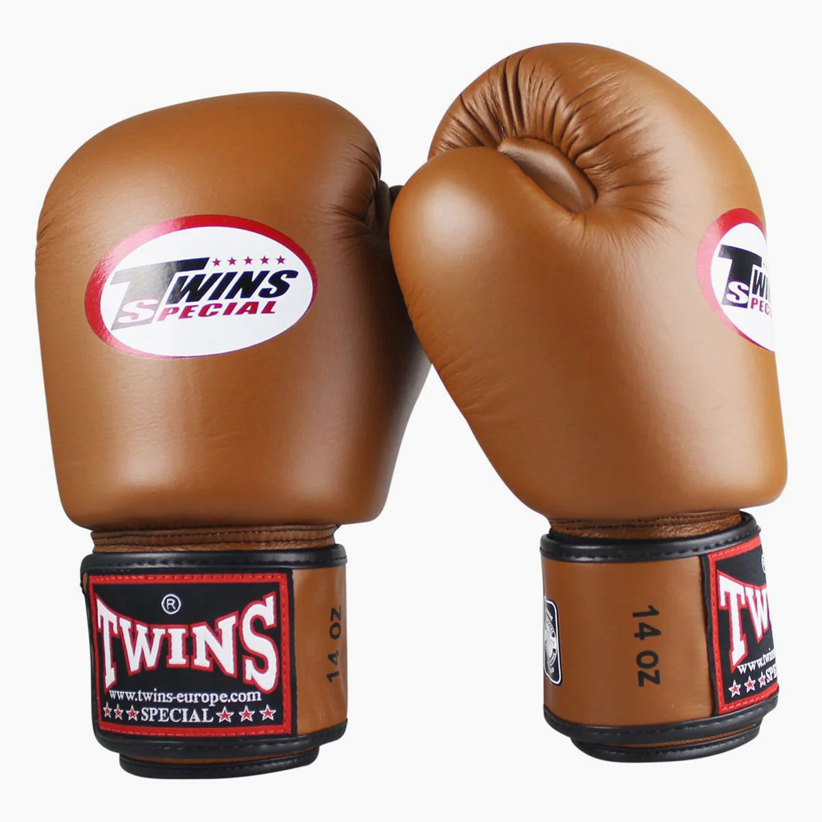 Guantes Muay Thai Twins Special BGVL3 Retro Marrón 