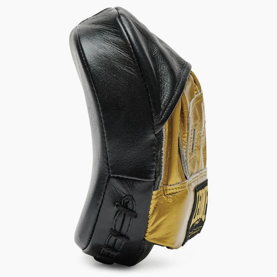 Manoplas de boxeo Leone Speed Línea GM510 Negro-oro - Image 5