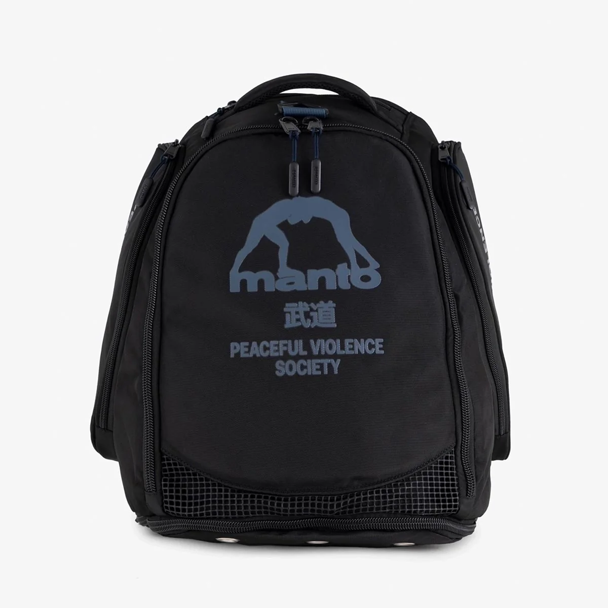 Mochila Manto SOCIETY Convertible M Negro-azul  - Image 3