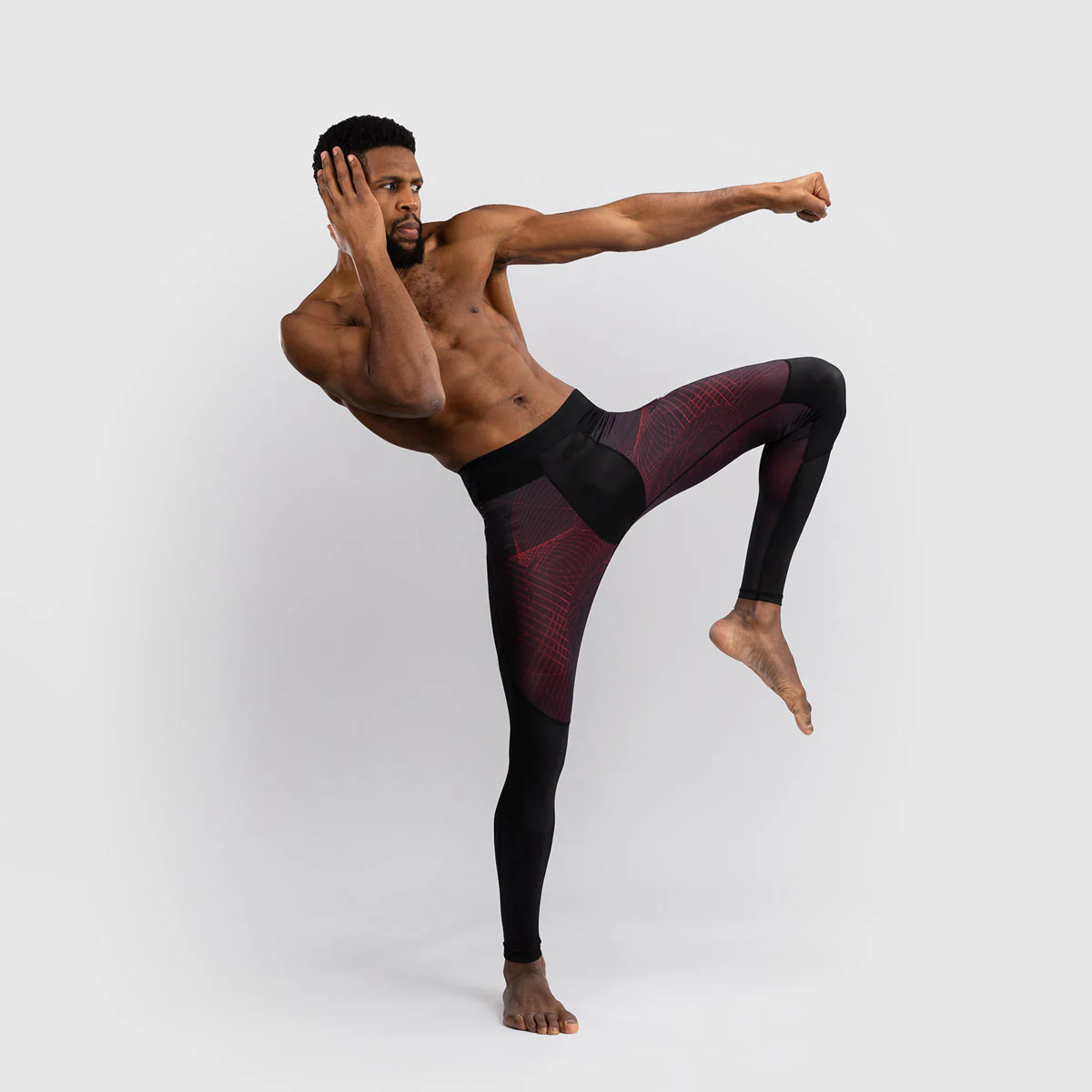 Pantalones a compresión Venum G-Fit Air Negro-rojo - Image 2