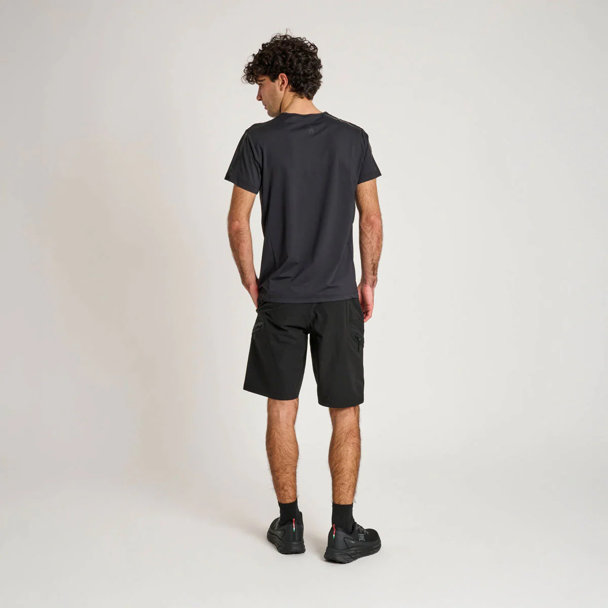 Pantalones cortos de entrenamiento Leone Black Lion ABX312 Negro  - Image 5