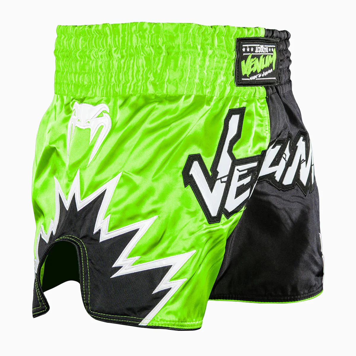 Pantalones cortos kick-tailandés Venum Inferno 2.0 Verde-negro - Image 2