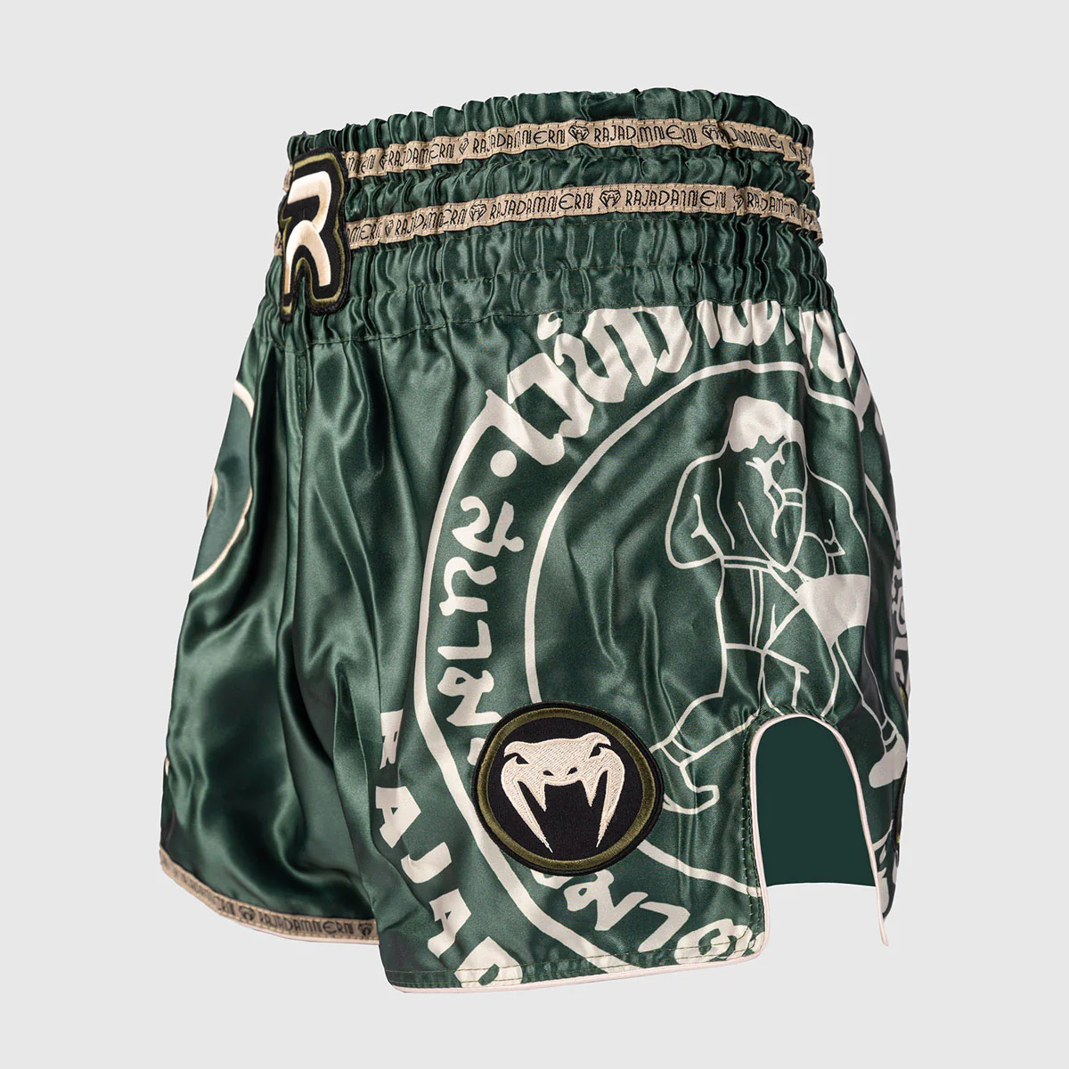 Pantalones cortos kick-tailandés Venum x Rajadamnern Verde  - Image 2