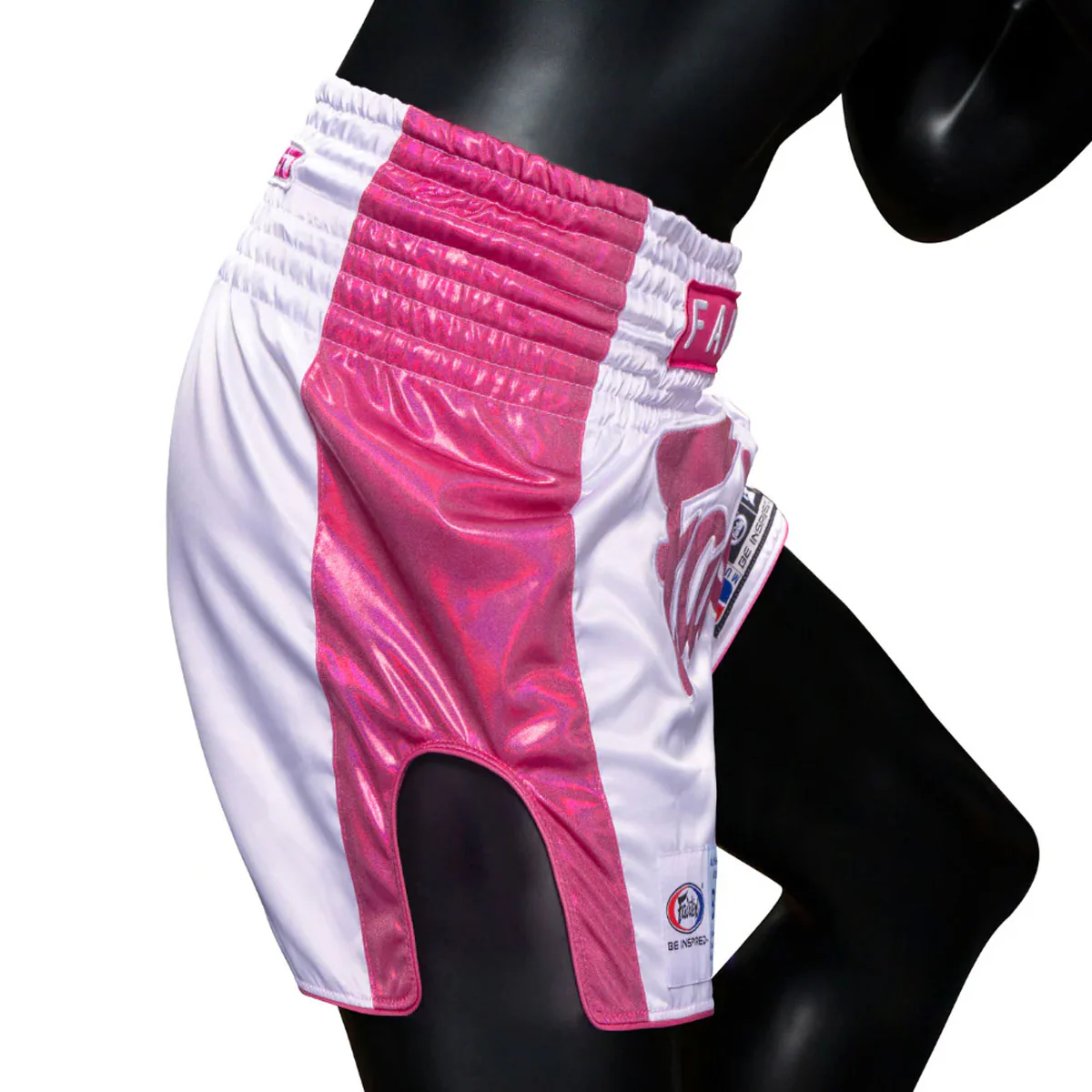 Pantalones cortos kick-thai Fairtex Pink Strike Edición Limitada  - Image 5