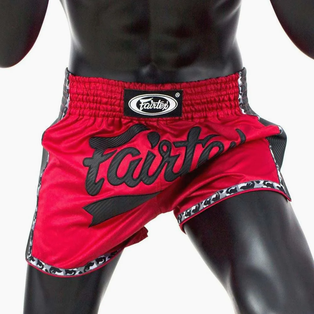 Pantalones kick-thai Fairtex BS1703 Rojo  - Image 2