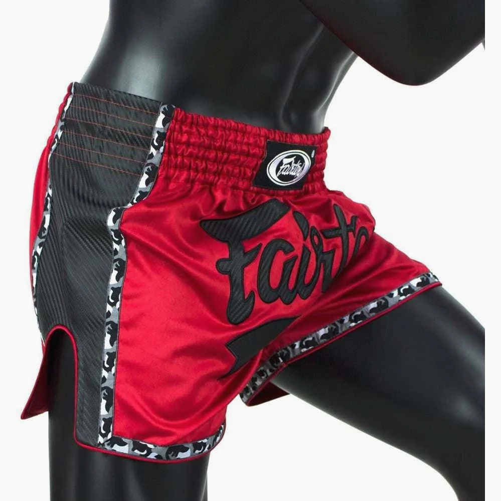 Pantalones kick-thai Fairtex BS1703 Rojo  - Image 3