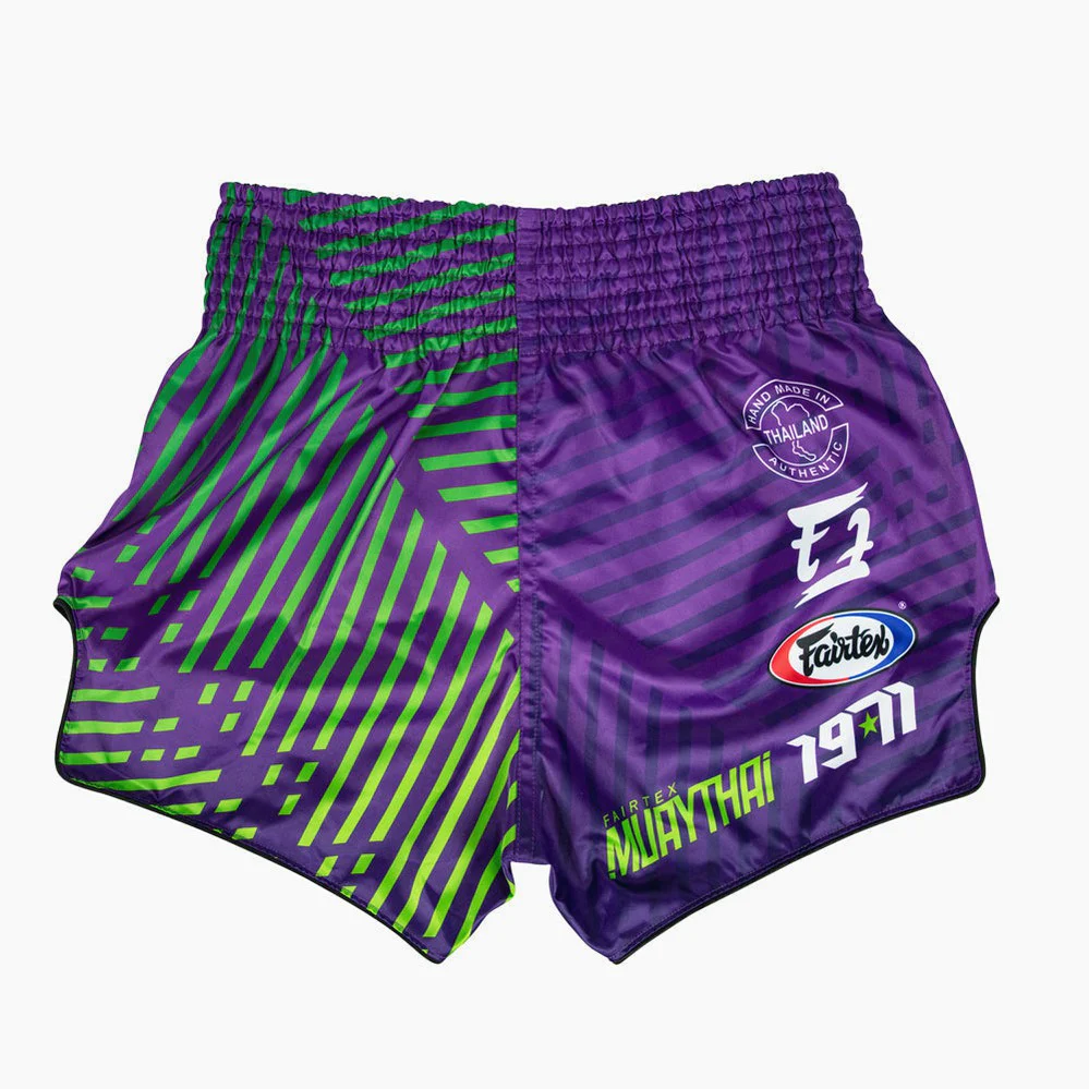 Pantalones kick-thai Fairtex BS1922 Corredor Violeta - Image 2