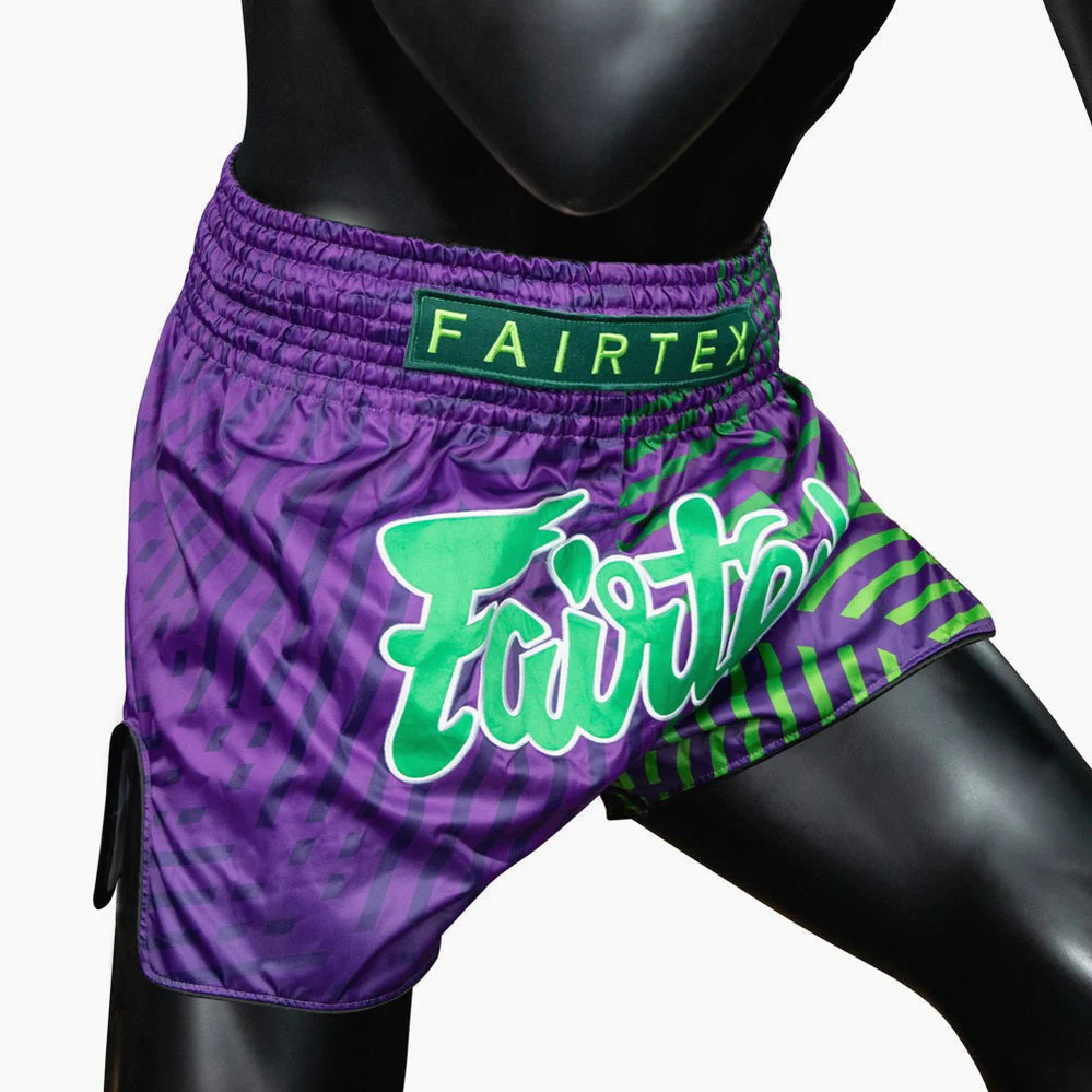 Pantalones kick-thai Fairtex BS1922 Corredor Violeta - Image 5