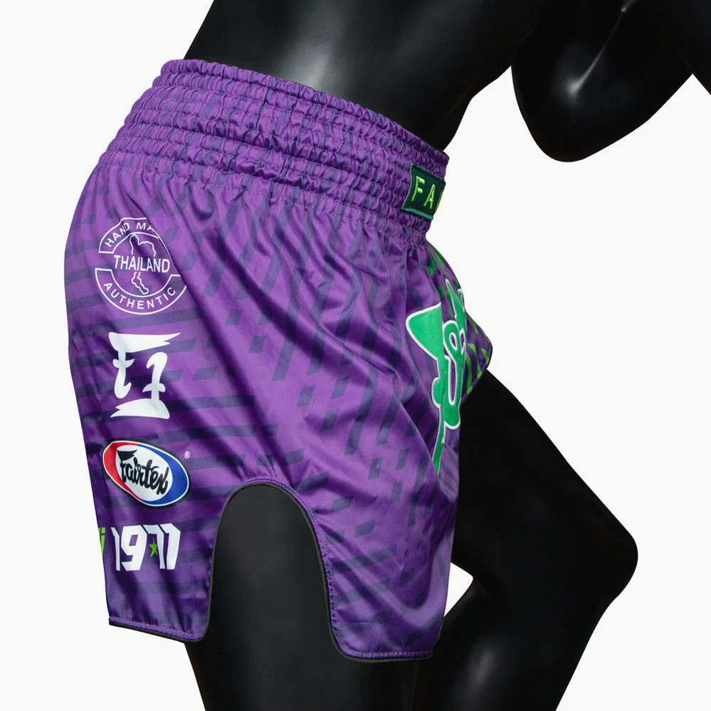 Pantalones kick-thai Fairtex BS1922 Corredor Violeta - Image 6