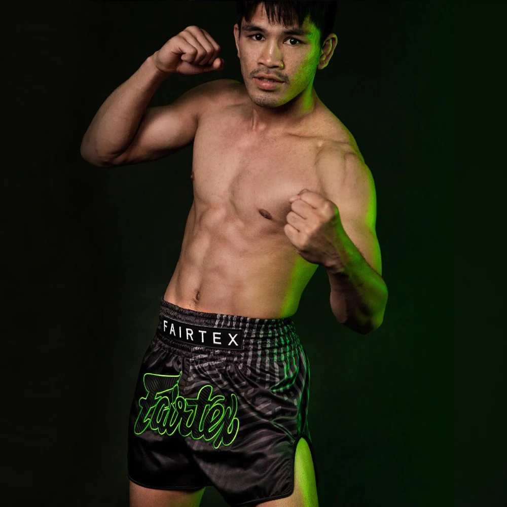 Pantalones kick-thai Fairtex BS1924 Racer Negro  - Image 3