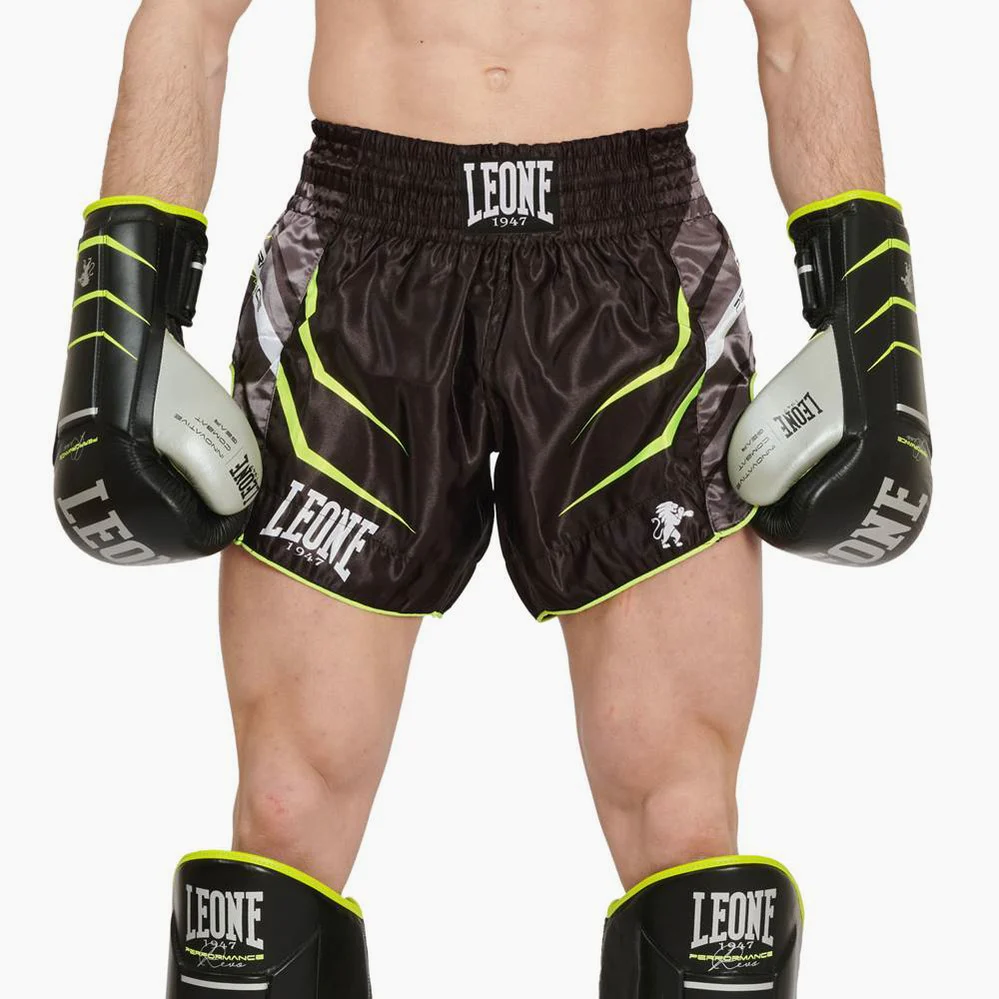 Pantalones kick-thai Leone Revo Fluo AB964F - Image 2