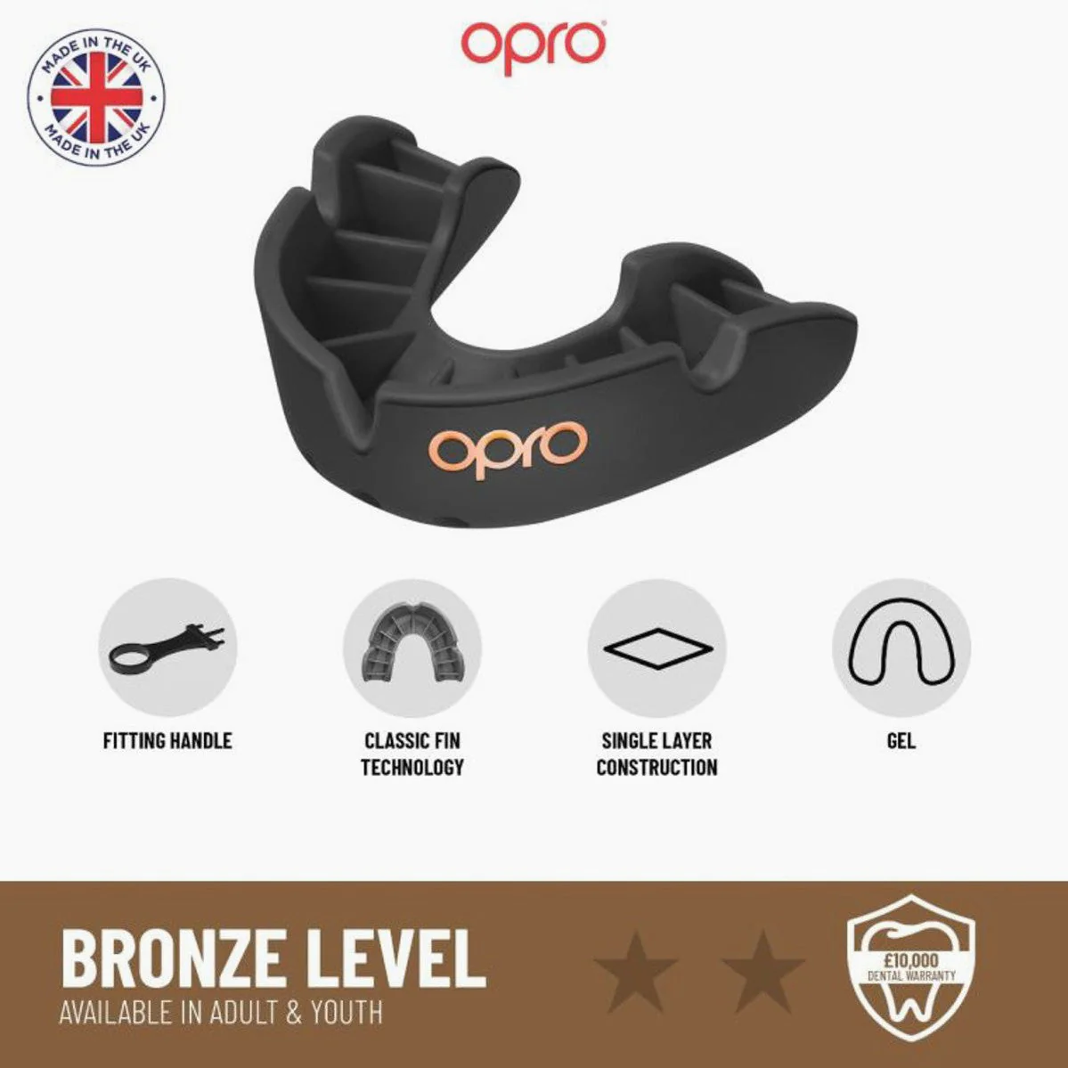 Protector bucal Opro Bronze Autoajustable - Image 6