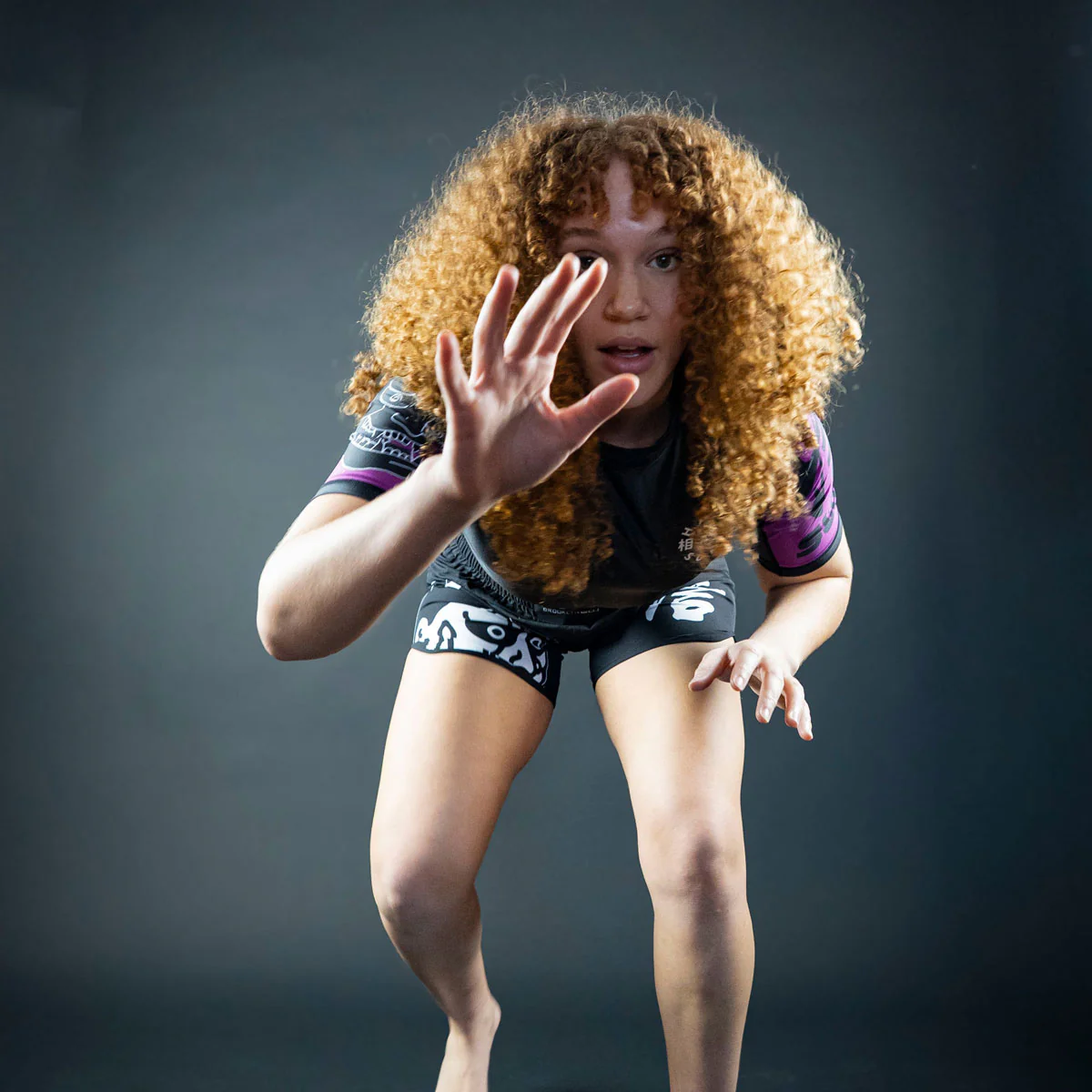 Rashguard Half Sumo Sugoi Ranked Violeta - Image 5