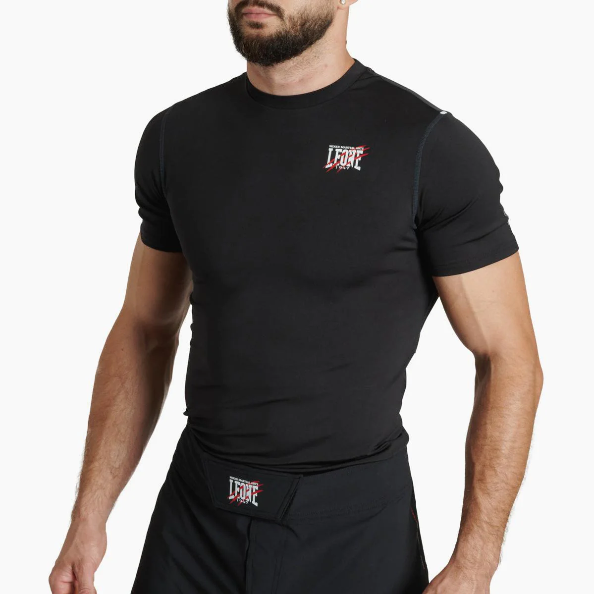 Rashguard Leone Primal Instinct AB917 mangas cortas Negro - Image 2