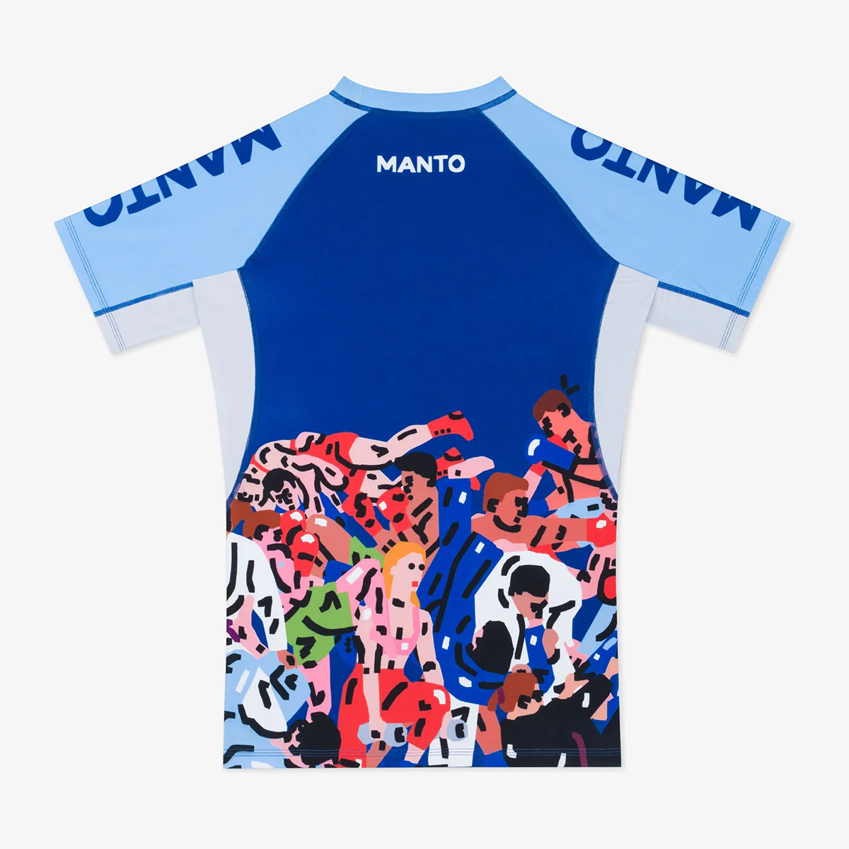Rashguard Manto Gym 3.0 mangas cortas Azul  - Image 2
