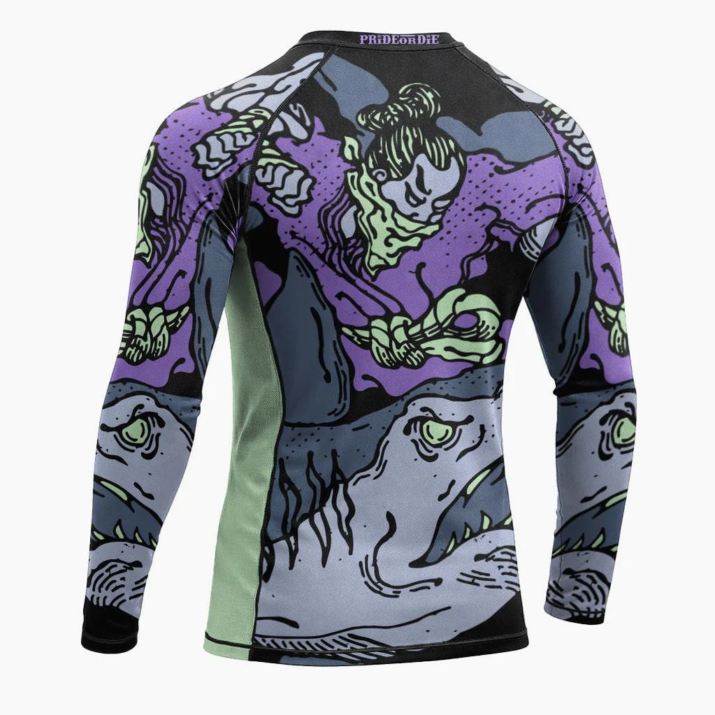 Rashguard Pride or Die Dangerous Water V2 mangas largas - Image 4