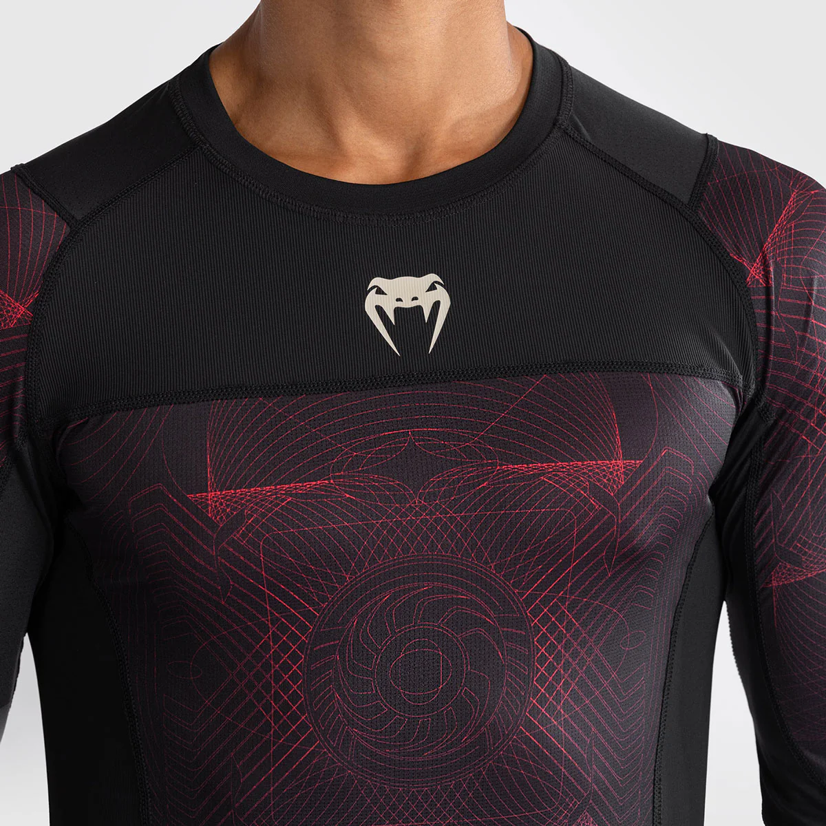 Rashguard Venum G-Fit Air mangas largas Negro-rojo  - Image 3