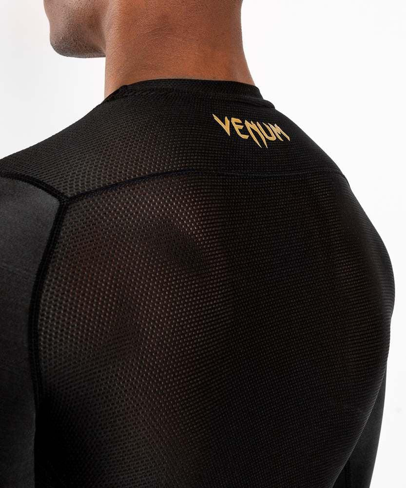 Rashguard Venum G-Fit Negro-oro mangas largas  - Image 7