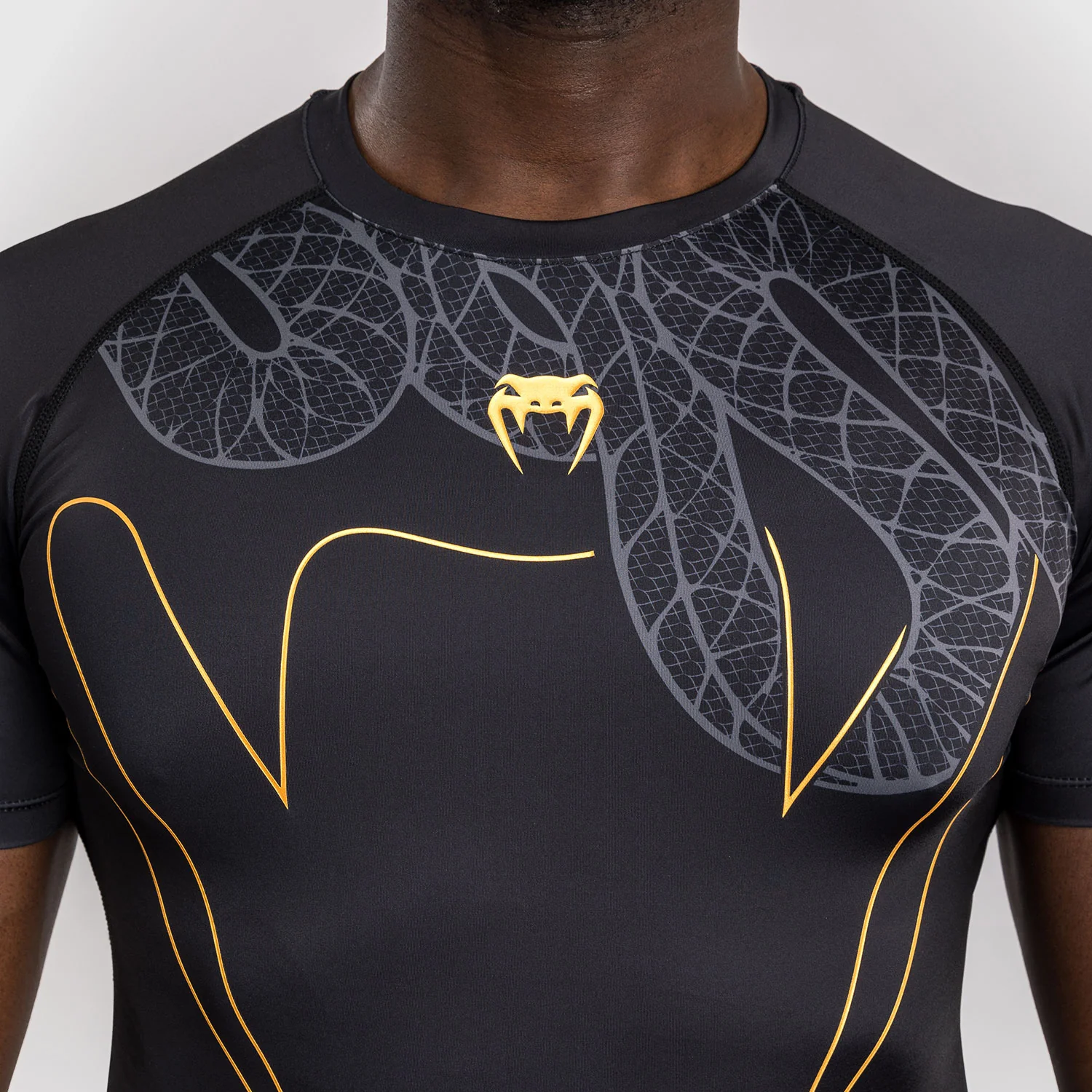 Rashguard Venum Serpenti mangas cortas Negro  - Image 5